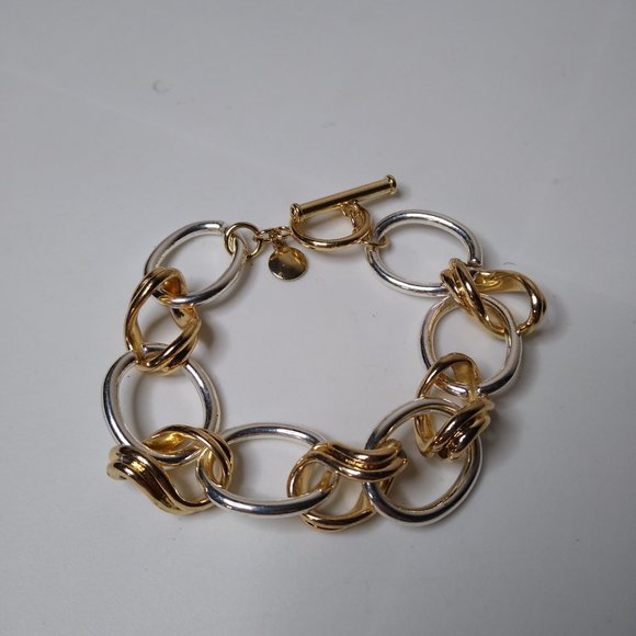 Large Metal Chain Bracelet 8.5 Inches - Picture 3 of 12